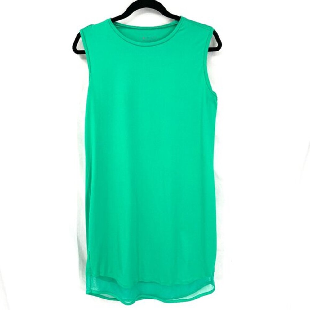 athleta sunlover UPD sheer curved hem mini dress sleeveless tank outdoor S Tall